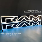 Light up Ram Grill Letters Fit For Ram 1500 Classic Warlock (2019-2024)