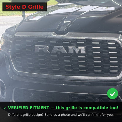 2nd Gene RGB Style Light up Ram Grill Letters Fit For Ram 1500 (2025-2026)