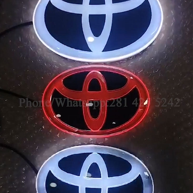 Rear Red Toyota Led Emblem