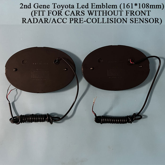 2nd Generation Dynamic Toyota Led Emblem (160*110mm)