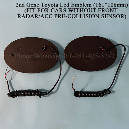 2nd Generation/3rd Generation Toyota Led Emblem (160*110mm)