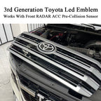 3rd Generation Toyota Led Emblem Works With Front RADAR ACC Pre-Collision Sensor