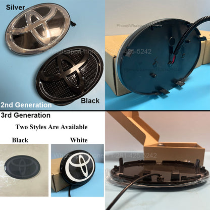 Toyota Led Emblem 190*130mm (Compatible with Aftermarket Grilles)