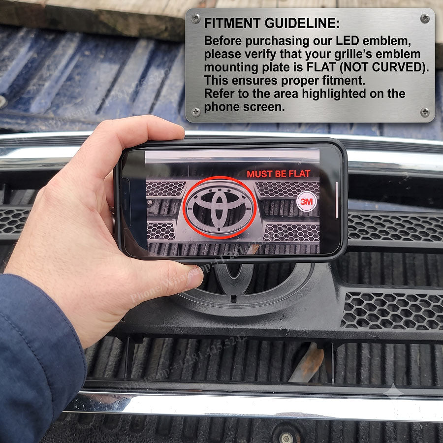 2nd Generation Dynamic Toyota Led Emblem (160*110mm)