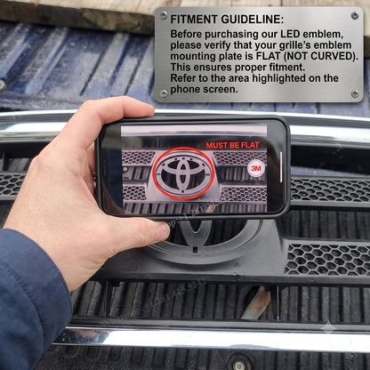 2nd Generation Dynamic Toyota Led Emblem (160*110mm)
