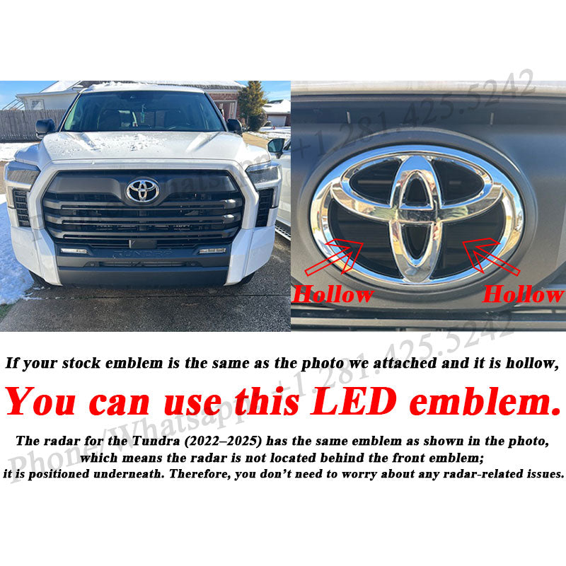 2nd Gene Dynamic Toyota Led Emblem for Tundra (2022–2025)