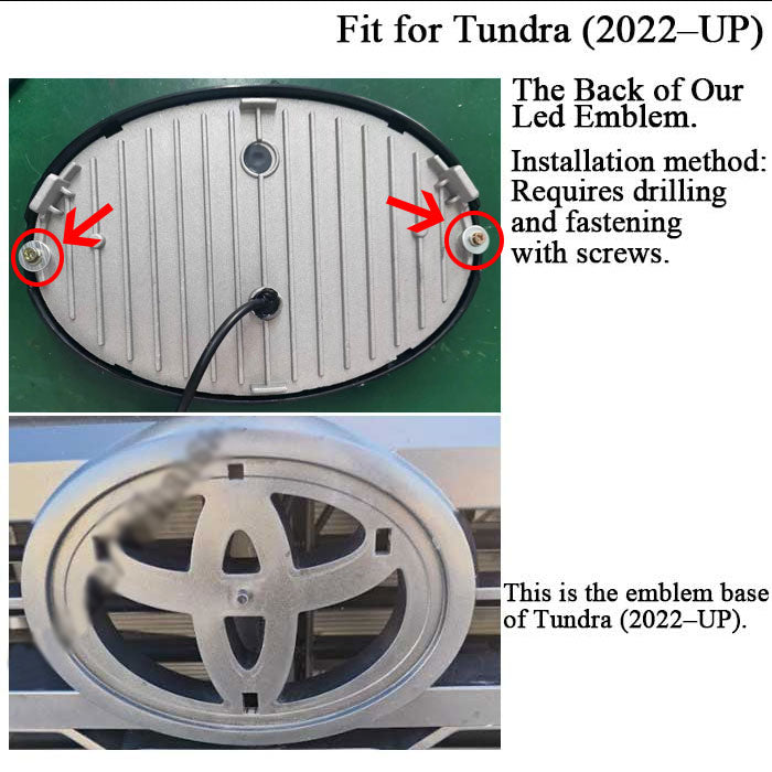 Dynamic Toyota Led Emblem for Tacoma (2024–UP)