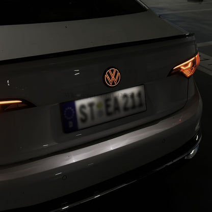 3rd Gene VW Rear Red Led Emblem (100mm/3.94 inches)