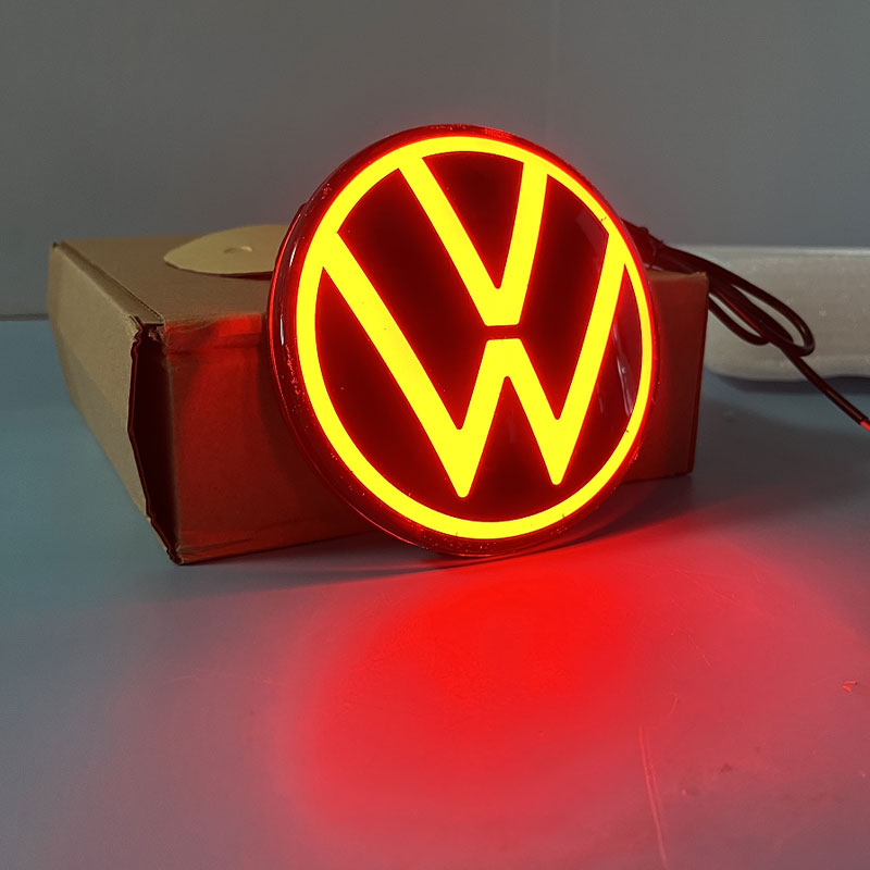 VW Rear LED Emblem 89.8mm/3.54 Inches  and 117mm/4.60 Inches