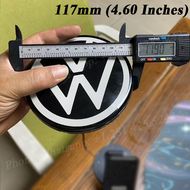 VW Rear LED Emblem 89.8mm/3.54 Inches  and 117mm/4.60 Inches
