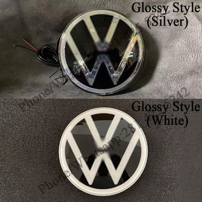 Custom VW Light up Emblem light for Golf 6 (137mm) / With UPS Shipping Fees