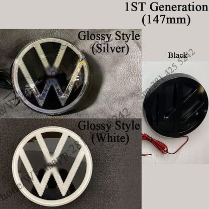 Dynamic VW Led Emblem Light 147mm for Passat (2012-2015) Tiguan (2012-2017) CC(2012-2017)