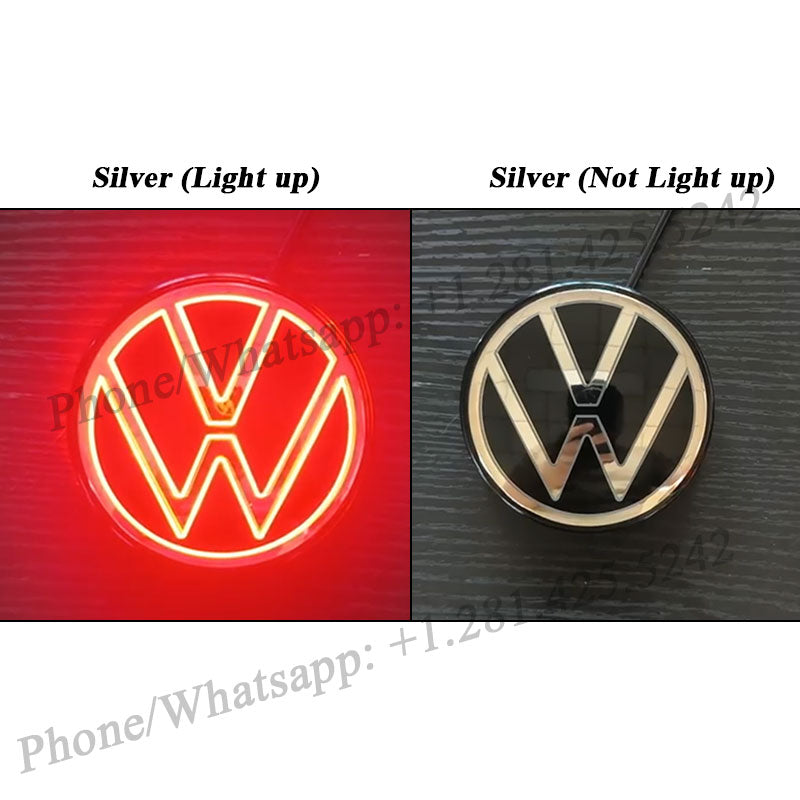 VW Rear LED Emblem 89.8mm/3.54 Inches  and 117mm/4.60 Inches
