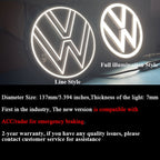 VW Golf MK7 Light-Up Emblem (2015–2021) — Gen 3.5 & 4, Modification Required