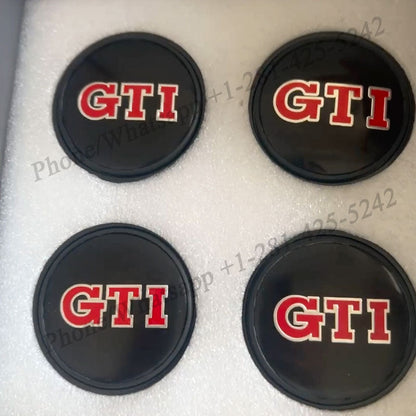 GTI Dynamic Center Caps for Golf MK8 Stock Wheels