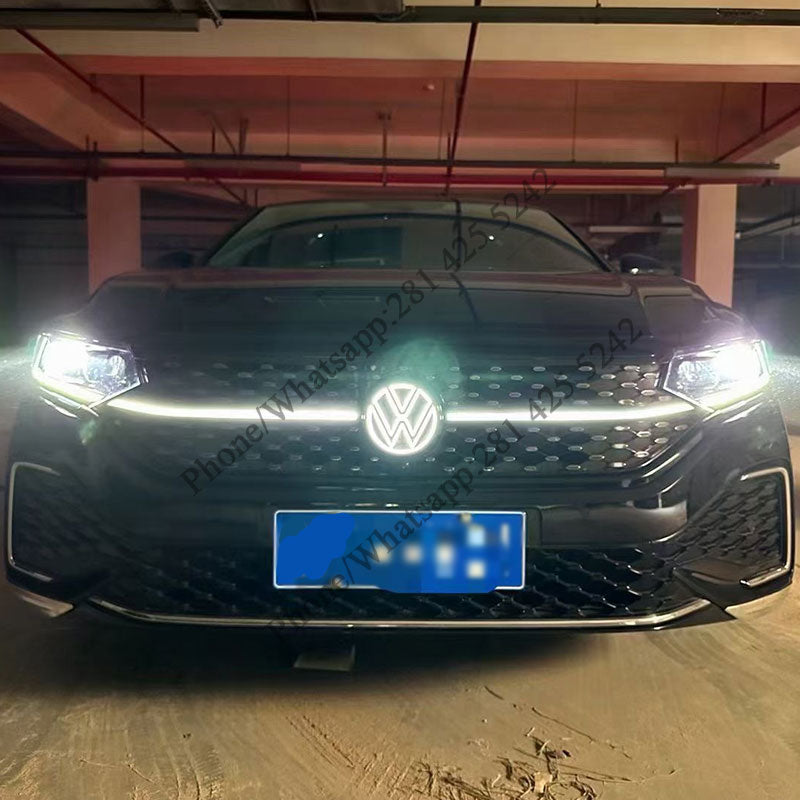 3.5rd Gene Dynamic VW Light up Emblem for POLO (2017-2024) (Compatible with ACC/radar for Emergency Braking)