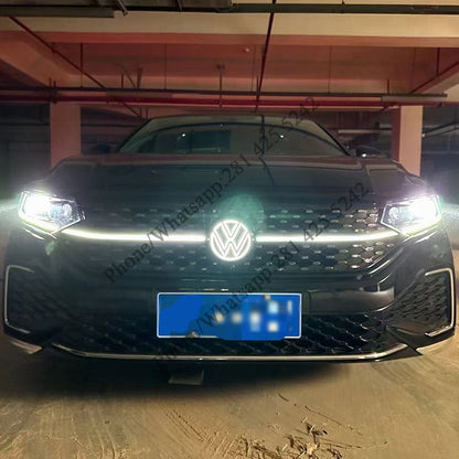 3.5rd Gene VW Light up Emblem light for Golf MK8 (2019–Present) (Compatible with ACC/Radar for Emergency Braking)