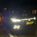 3.5th & 4th Gene VW Light up Emblem light for Golf MK8 (2019–Present) (Compatible with ACC/Radar for Emergency Braking)