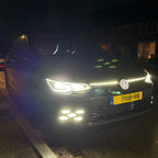 3.5th & 4th Gene VW Light up Emblem light for Golf MK8 (2019–Present) (Compatible with ACC/Radar for Emergency Braking)