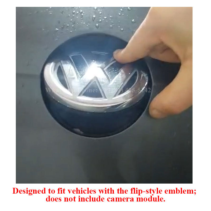 VW 110mm Rear Red LED Emblem Assembly | For Flip-Style Latches (Non-Camera Models)
