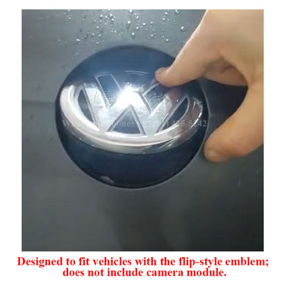 VW 110mm Rear Red LED Emblem Assembly | For Flip-Style Latches (Non-Camera Models)