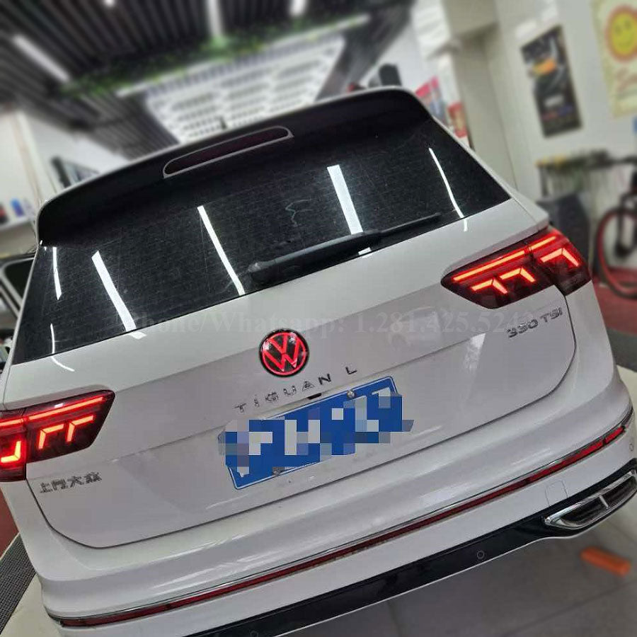 3rd & 4th VW Rear Red Led Emblem (110mm/4.33inches)