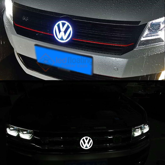 Dynamic VW Led Emblem Light 147mm for Passat (2012-2015) Tiguan (2012-2017) CC(2012-2017)