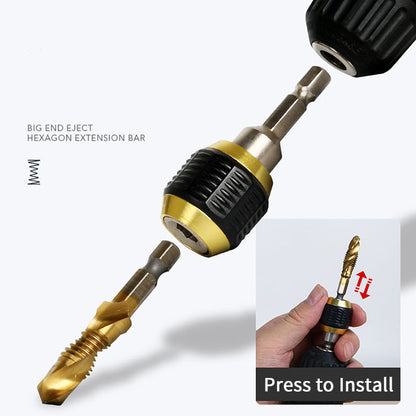 1/4” Hexagonal Quick-Change Adapters For Electric Drills