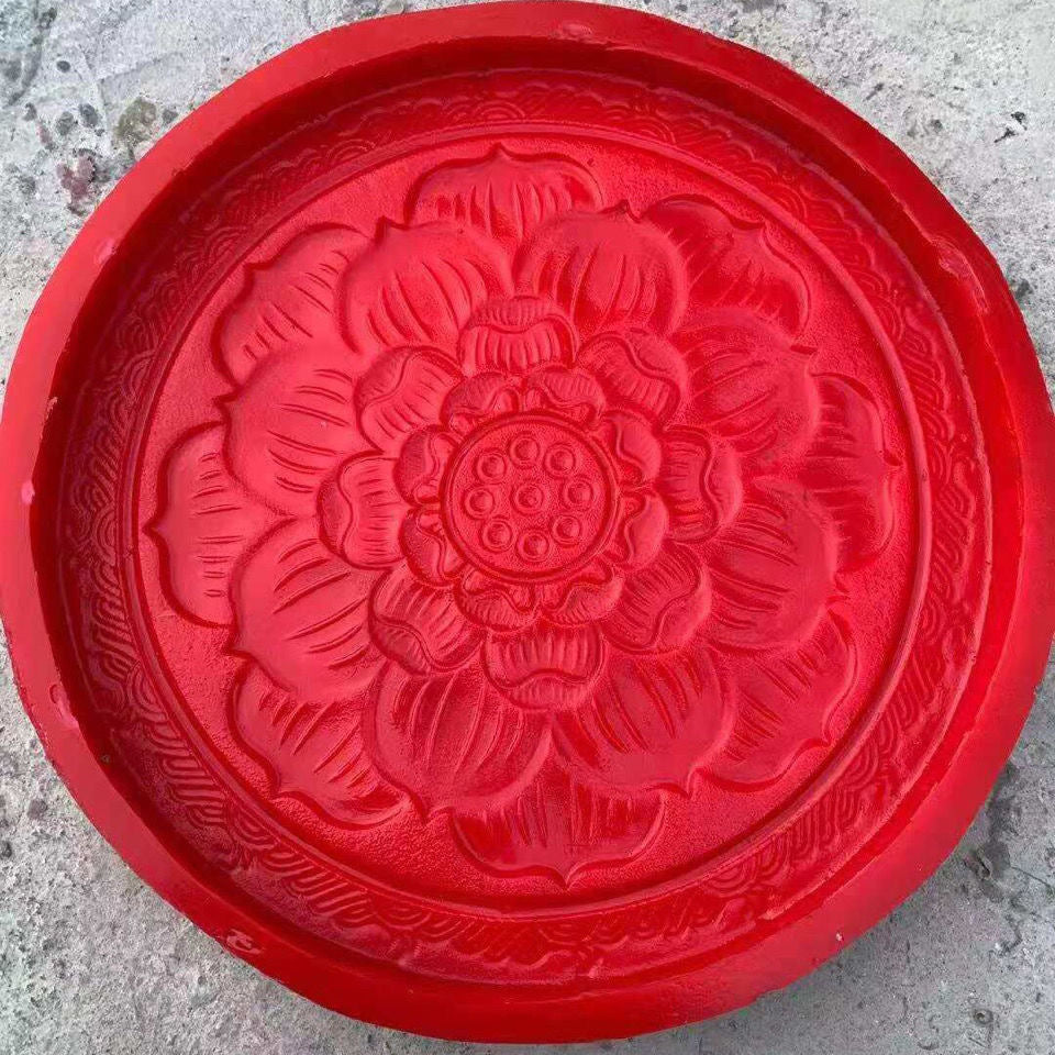 Round Concrete Paver Molds ( Lotus )