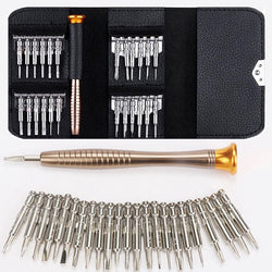 25 in 1 Magnetic Screwdriver Set with Leather Case