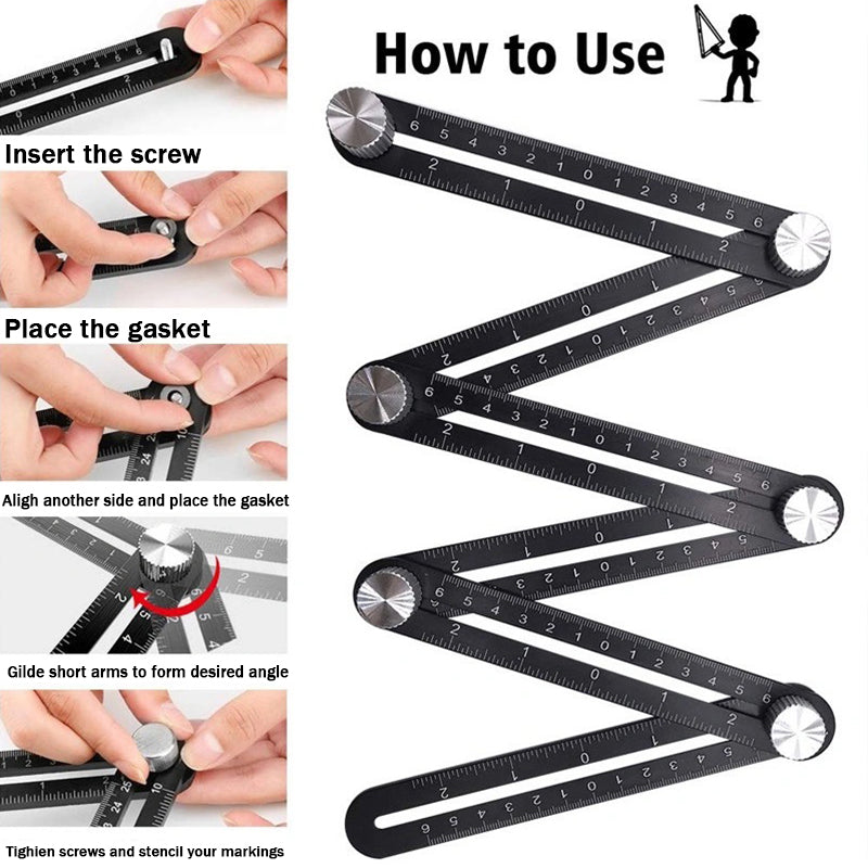 Multi Angle Measuring Ruler