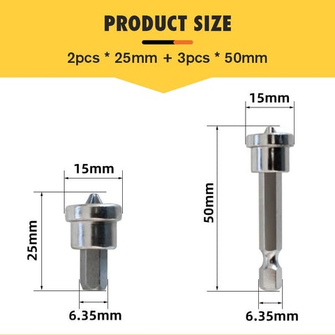 Magnetic Positioning Screwdriver Bits