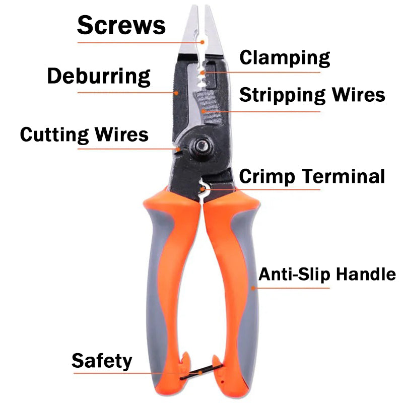 6 In 1 Multifunctional Electrician Pliers