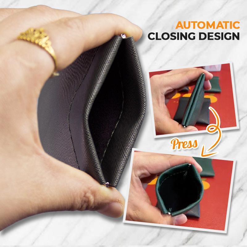 Qwikcrafts™ Automatic PU Closing Storage Bag