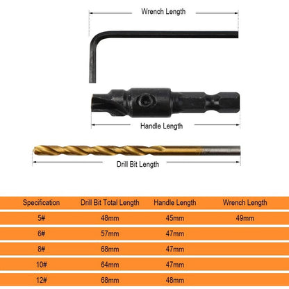 Countersink Drill Bit Set for Woodworking