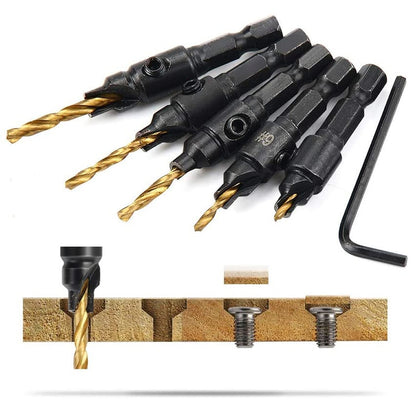 Countersink Drill Bit Set for Woodworking