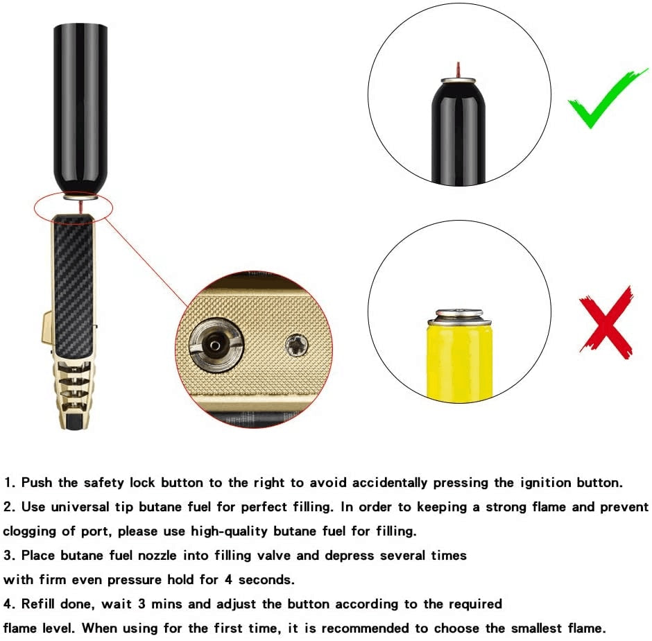 Windproof Straight Jet Lighter