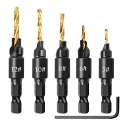 Countersink Drill Bit Set for Woodworking