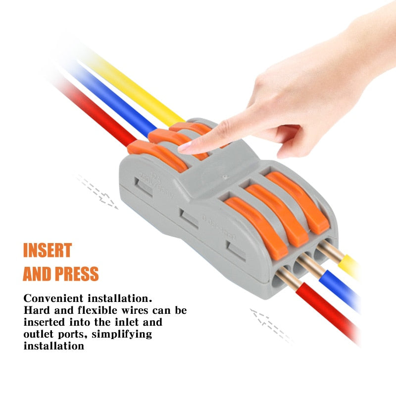 Universal Fast Wiring Cable Connectors