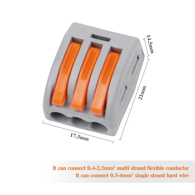 Universal Fast Wiring Cable Connectors