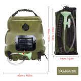Portable Outdoor Camping Solar Shower Bag