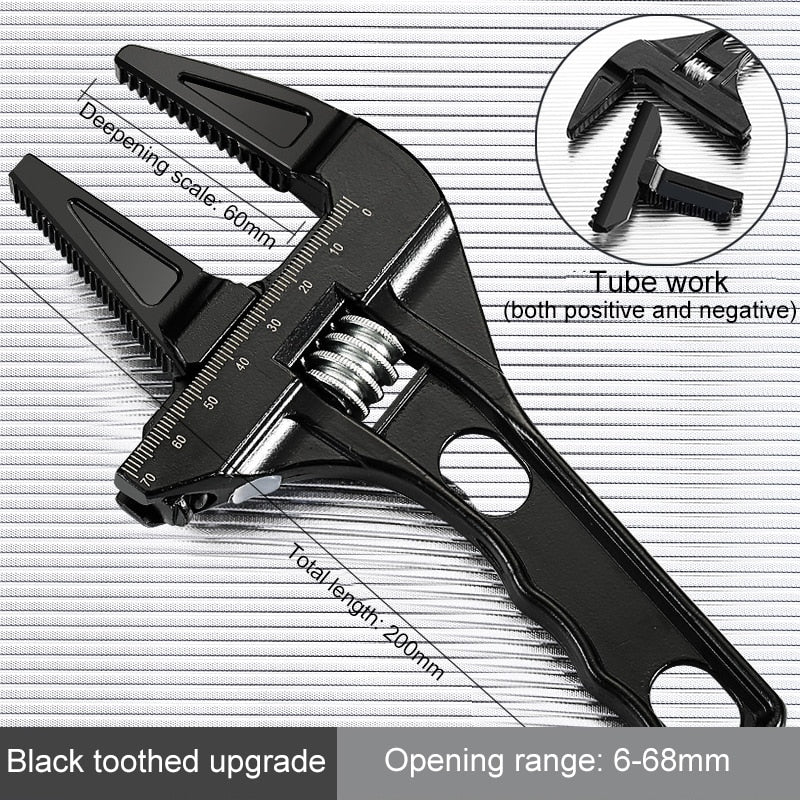 Multi-function Large Adjustable Wrench