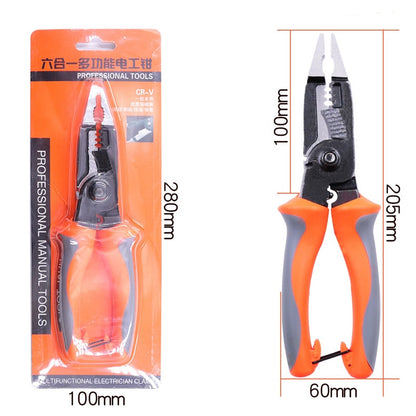 6 In 1 Multifunctional Electrician Pliers