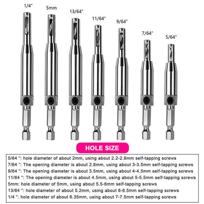 Self Centering Drill Bits Set