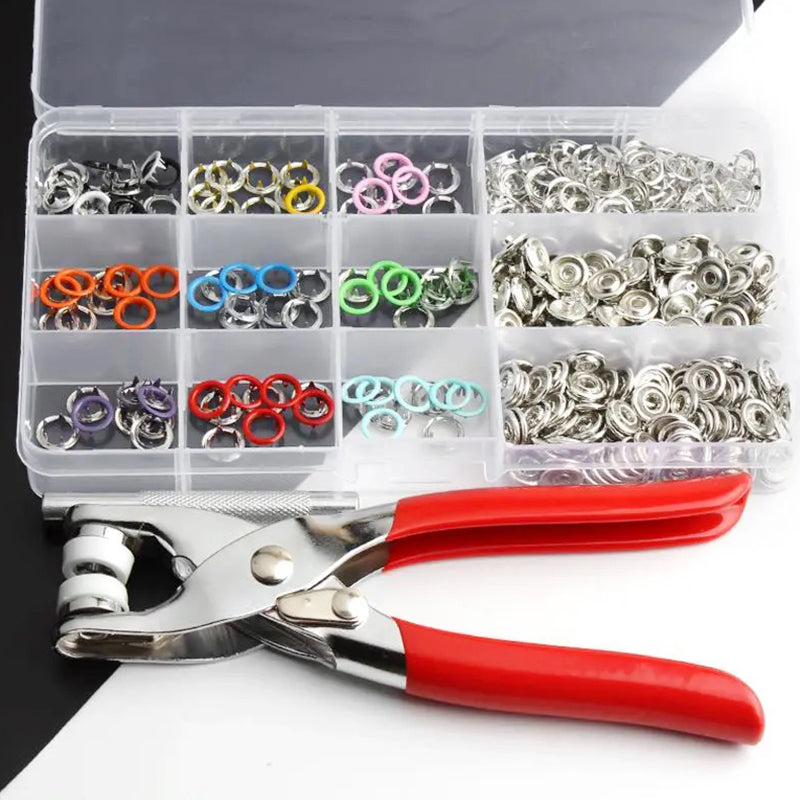 Metal Snap Fastener Pliers Set