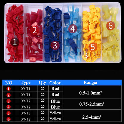 Self-Stripping Electrical T-Tap Wire Connectors